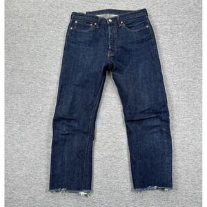 Super Stitch Jeans Mens 29x26 Blue Selvedge Denim Crop LR-01 Japan Made Limited